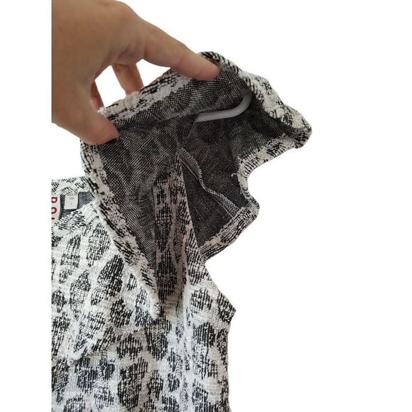 Anthropologie Dolan Women's Size Small Multi Asymmetrical Neckline Top Blouse - Picture 2 of 8